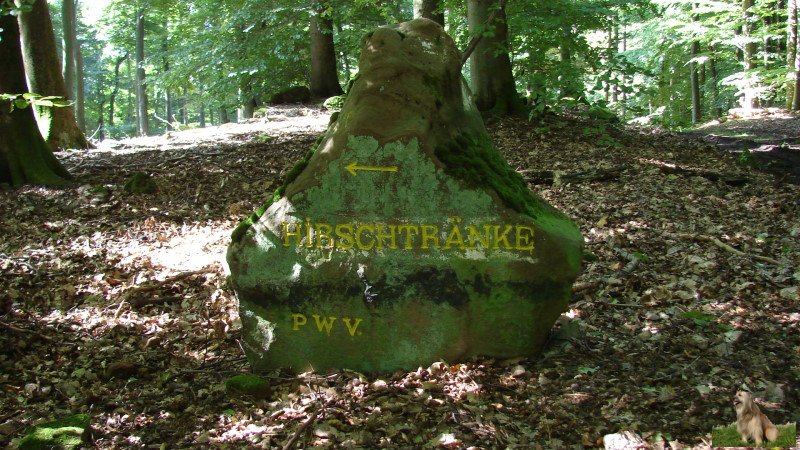 Ritterstein Nr. 013-2 Hirschtränke.JPG - Ritterstein Nr.13 Hirschtränke